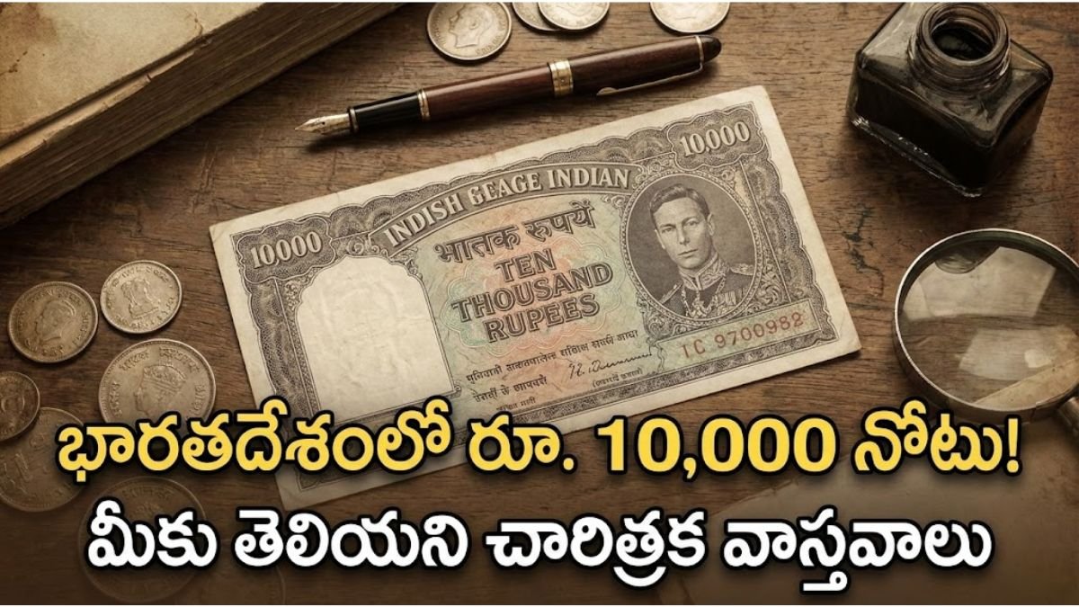 Indian Currency History 10000 Rupee Note