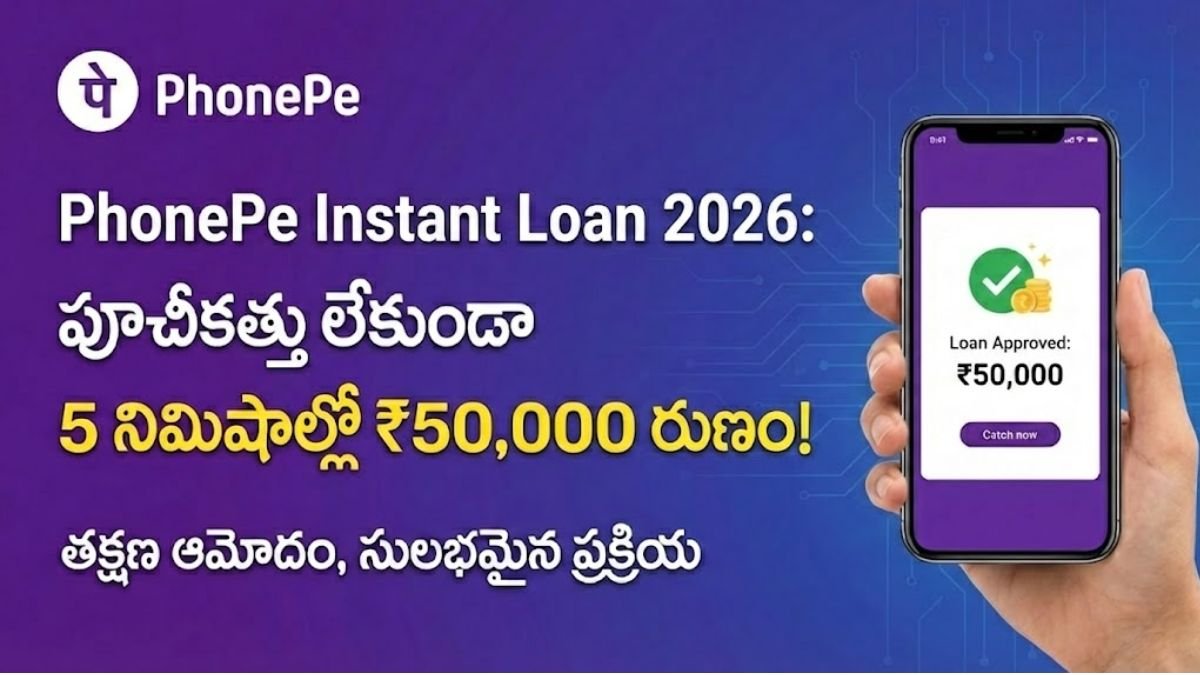 5 నిమిషాల్లో ₹50,000 లోన్! PhonePe Instant Loan 2026 అదిరిపోయే ఆఫర్ 1 PhonePe Instant Loan 2026