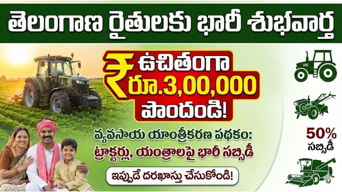 Telangana Farm Mechanization Scheme