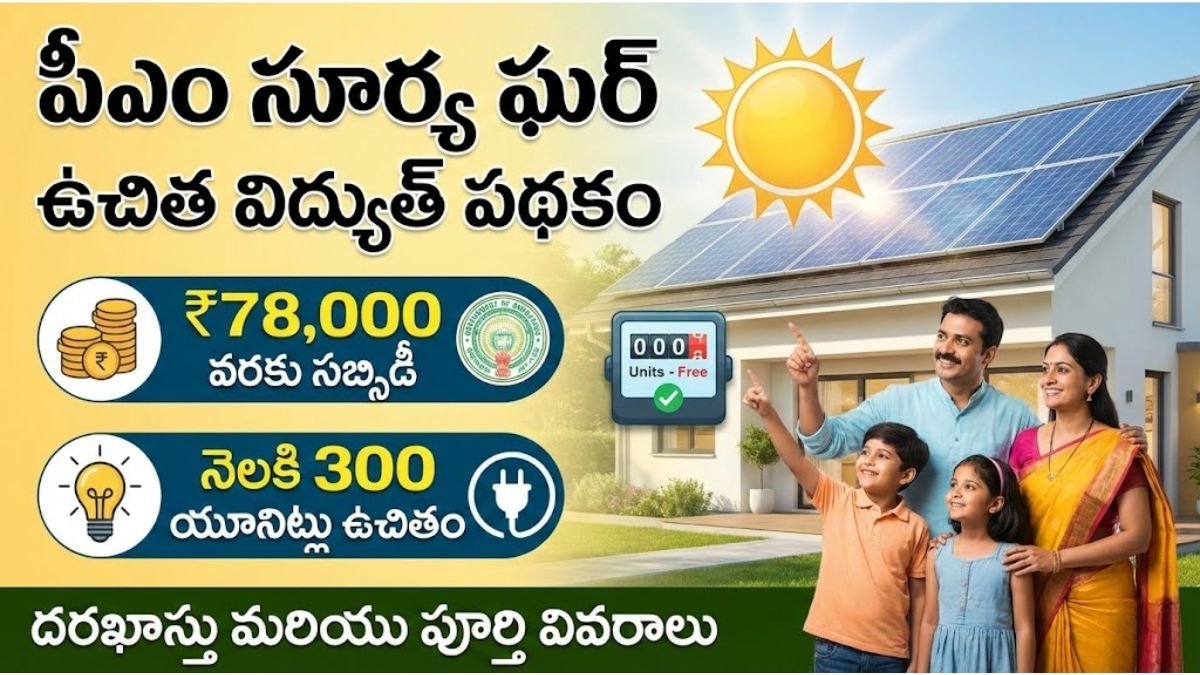 PM Surya Ghar 78000 SubsIdy Process