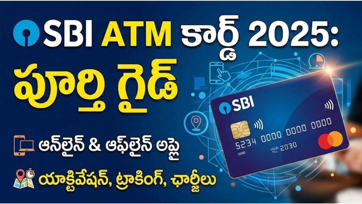 SBI ATM Card 2026 Apply Offline & Online Telugu Guide